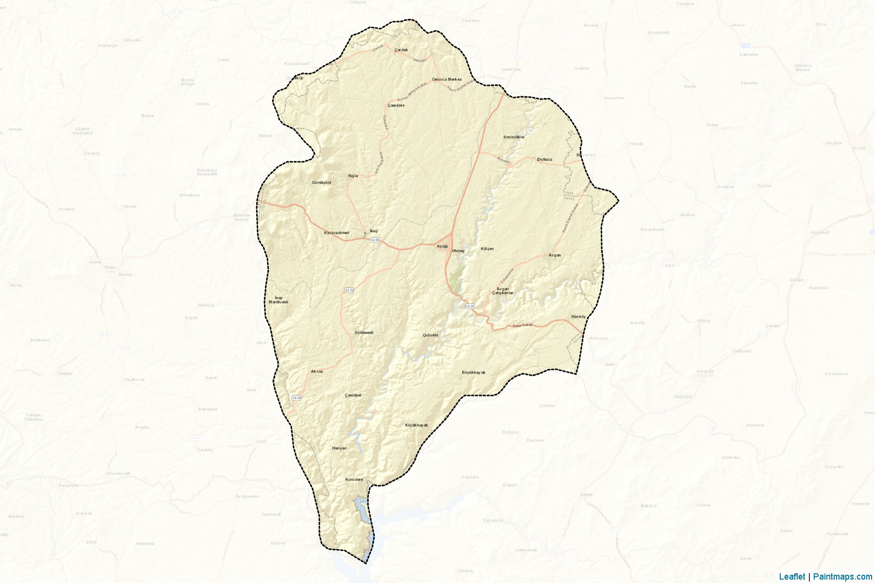 Ulubey (Usak) Map Cropping Samples-2