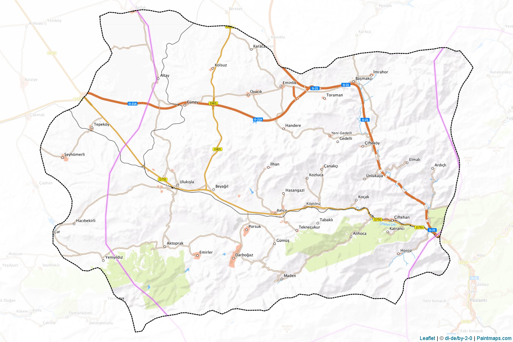 Ulukisla (Nigde) Map Cropping Samples-1