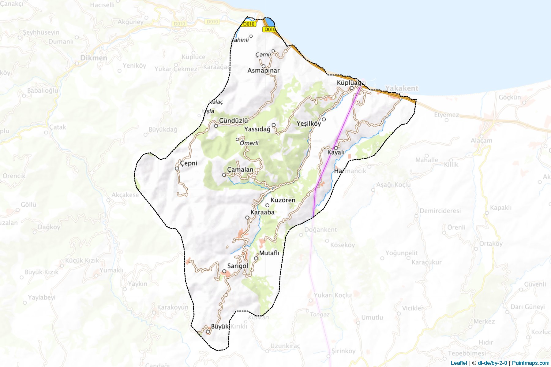 Yakakent (Sinop) Map Cropping Samples-1