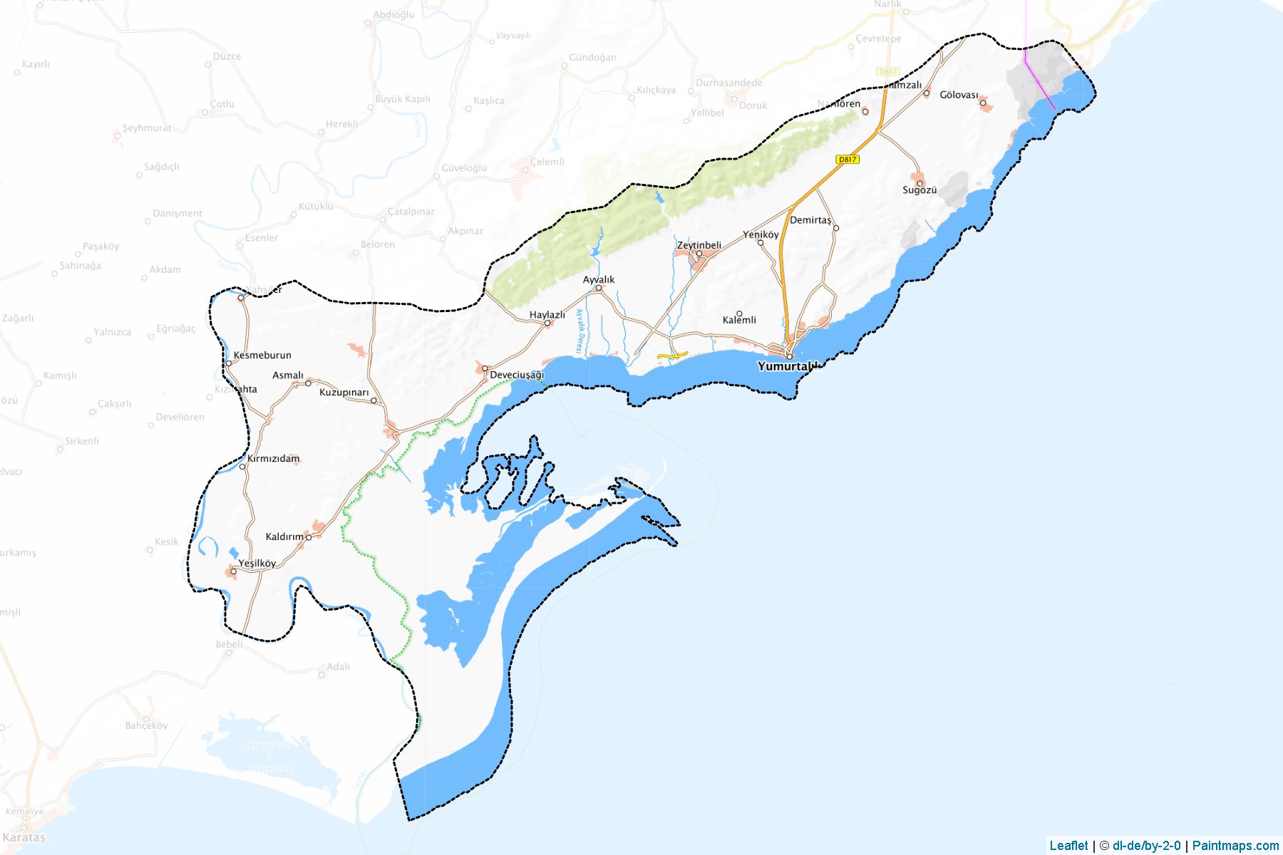 Yumurtalik (Adana) Map Cropping Samples-1