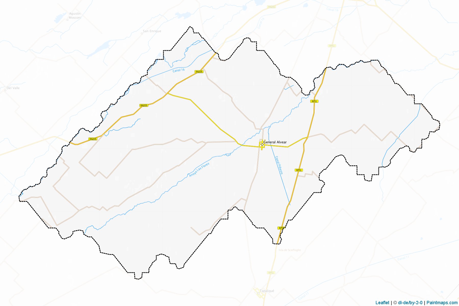 Muestras de recorte de mapas General Alvear (Buenos Aires)-1