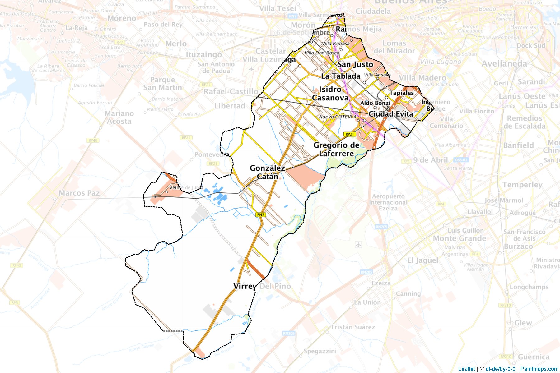 La Matanza (Buenos Aires) Map Cropping Samples-1
