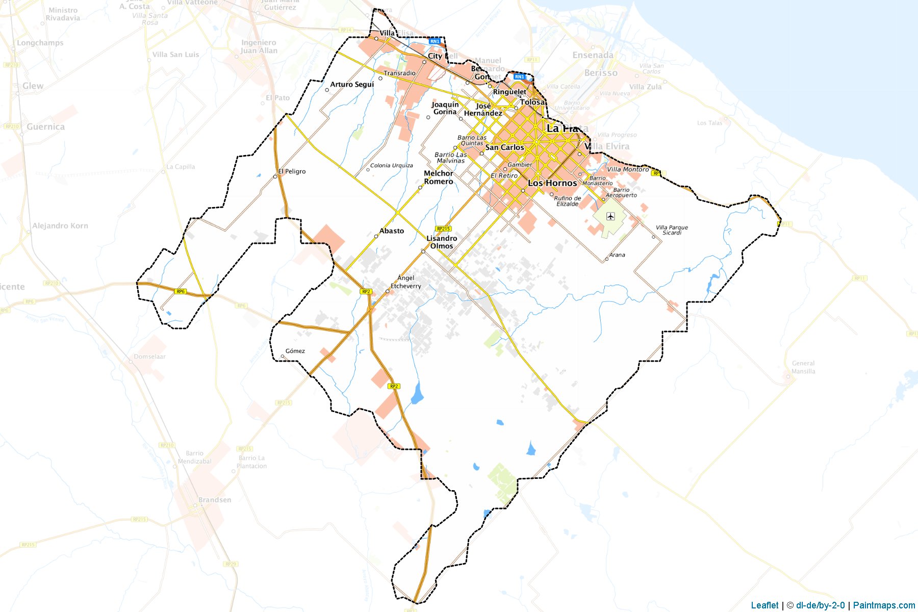 La Plata (Buenos Aires) Map Cropping Samples-1