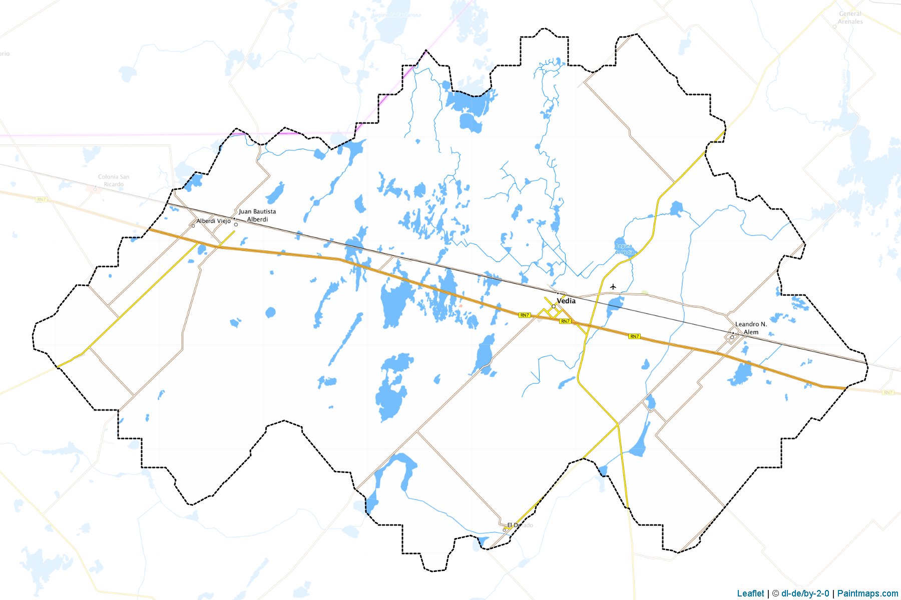 Leandro N. Alem (Buenos Aires) Map Cropping Samples-1