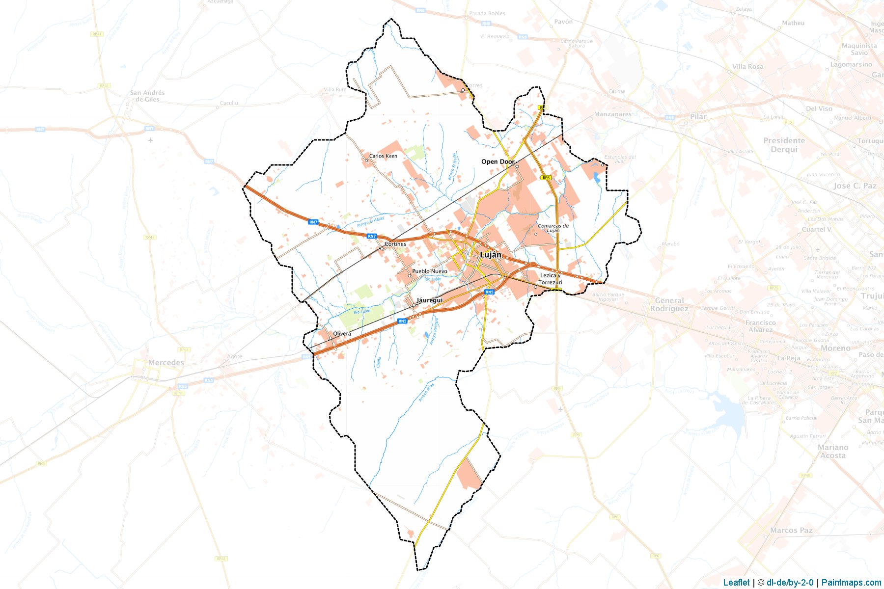 Muestras de recorte de mapas Lujan (Buenos Aires)-1