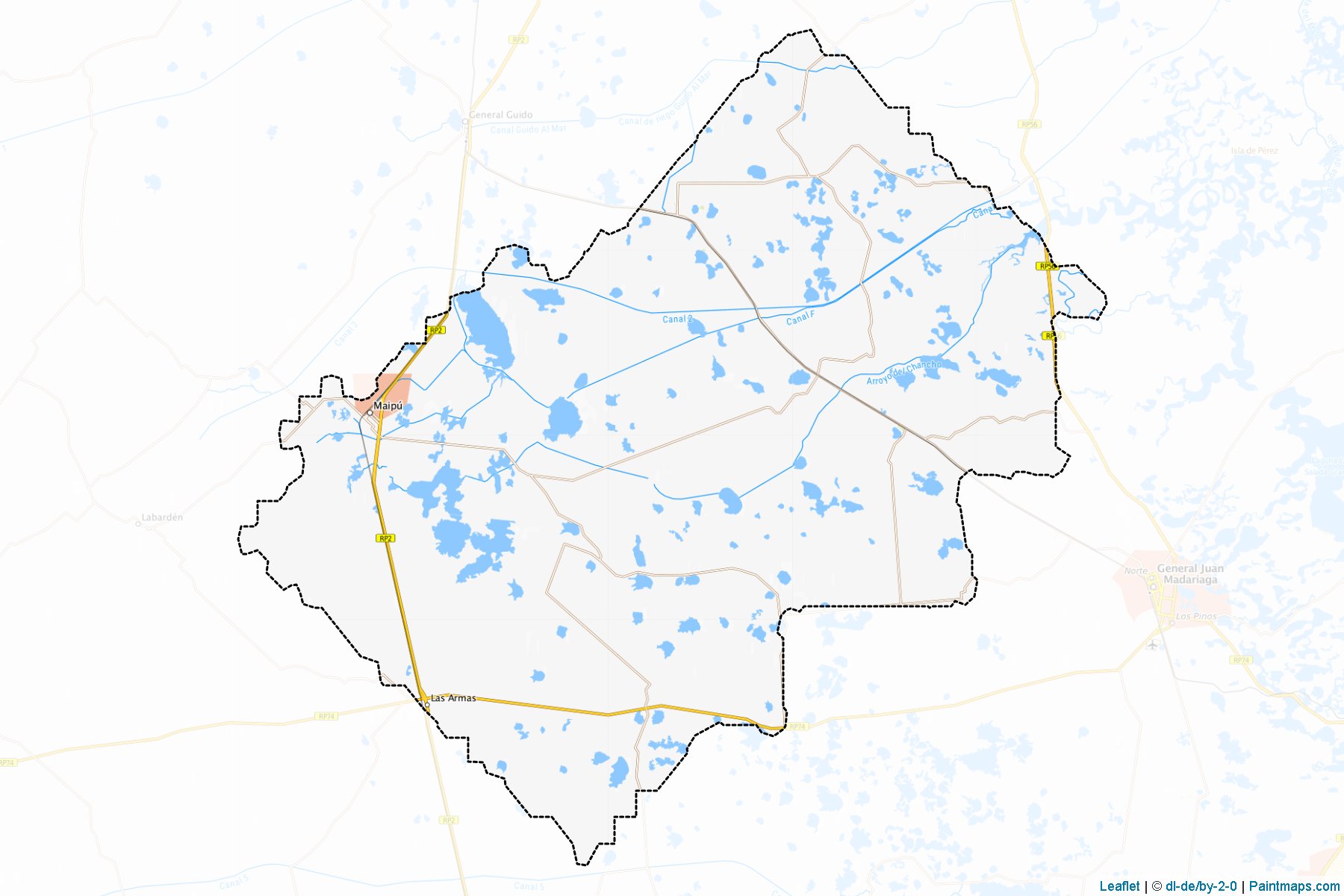 Maipu (Buenos Aires eyaleti) Haritası Örnekleri-1