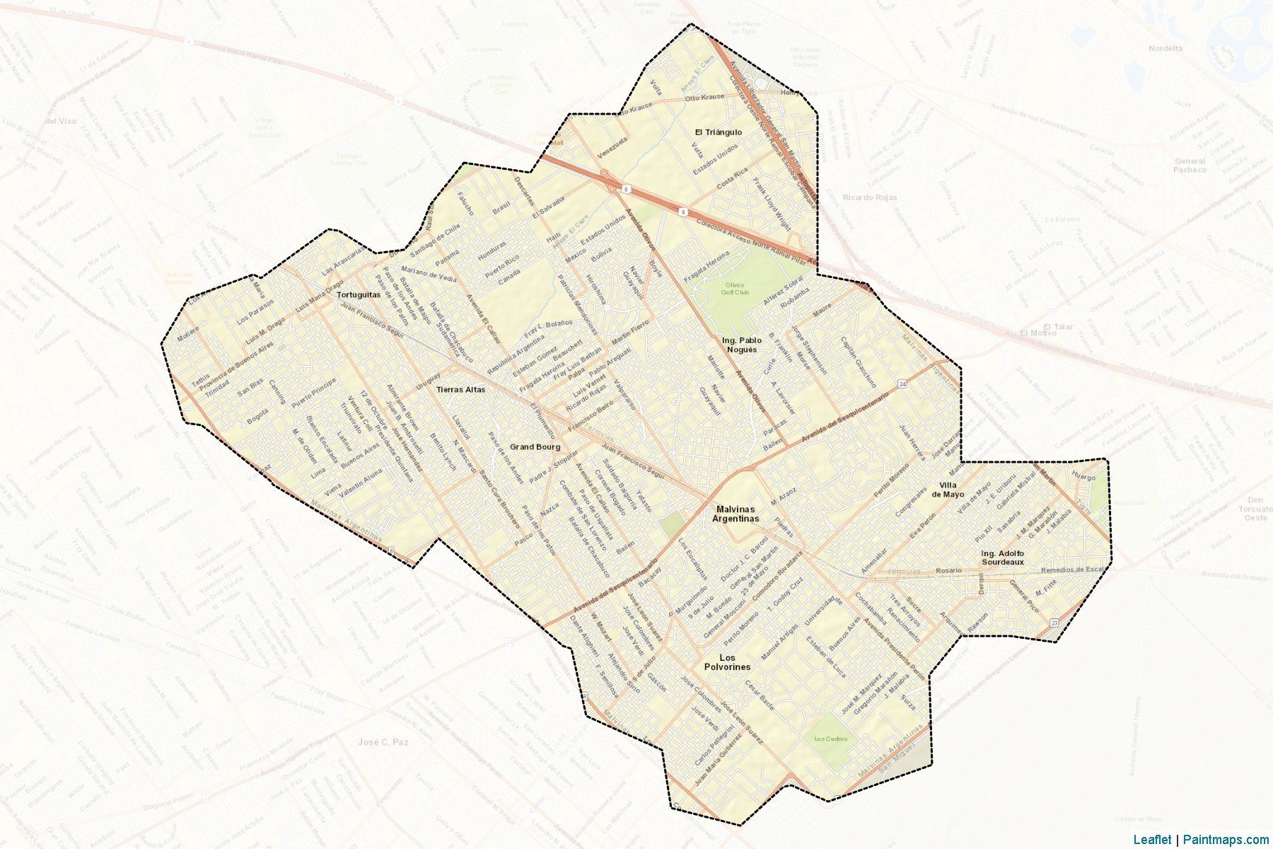 Muestras de recorte de mapas Malvinas Argentinas (Buenos Aires)-2