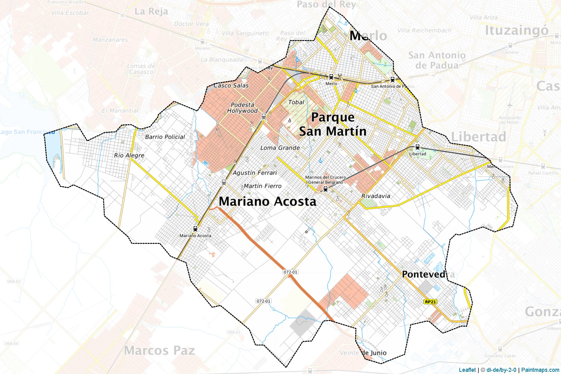 Merlo (Buenos Aires) Map Cropping Samples-1