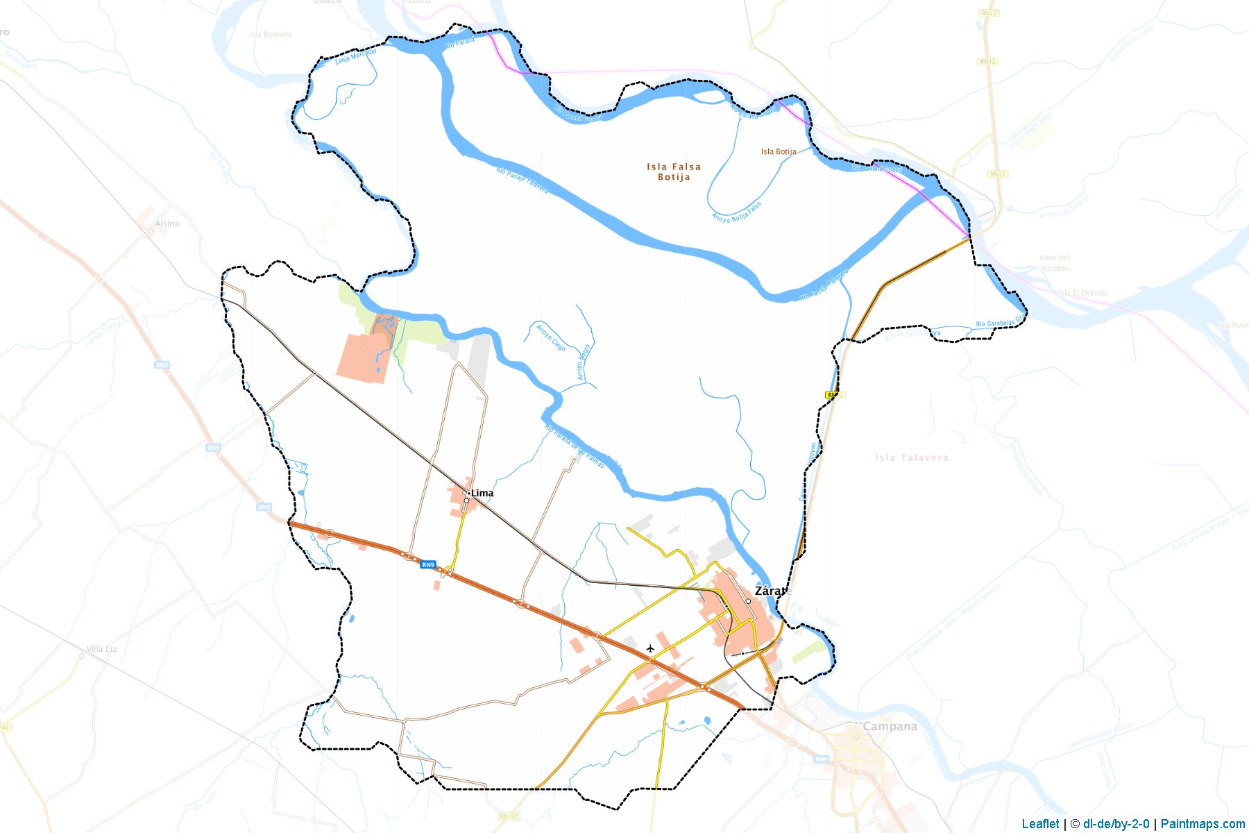 Muestras de recorte de mapas Zarate (Buenos Aires)-1