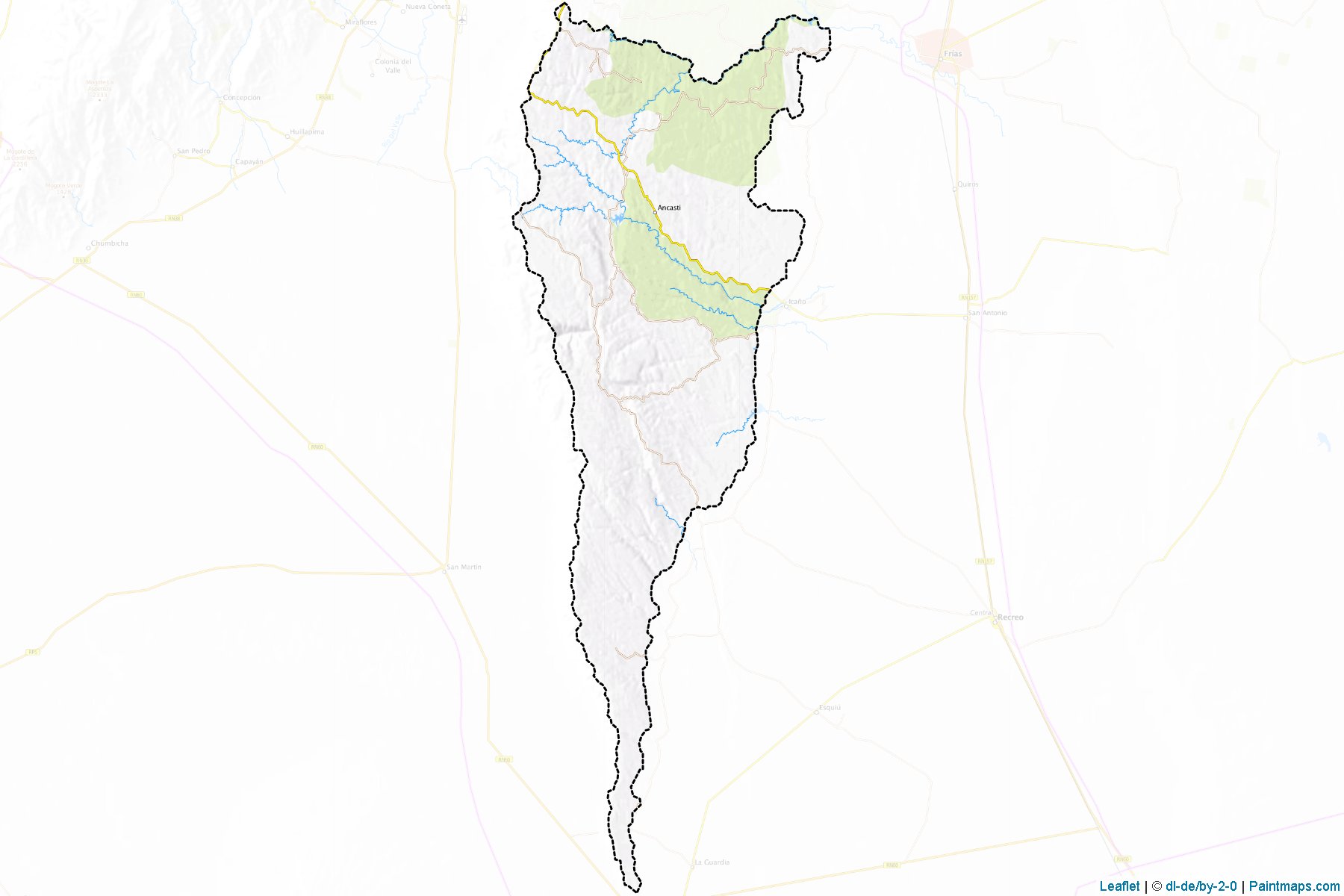 Muestras de recorte de mapas Ancasti (Catamarca)-1