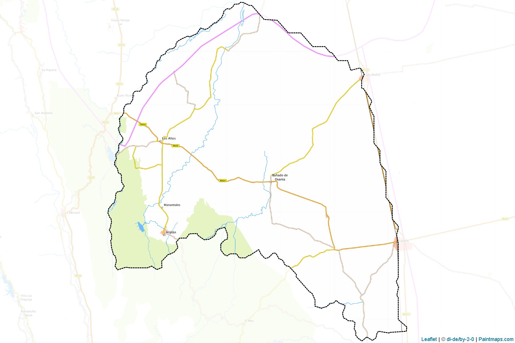 Santa Rosa (Catamarca) Map Cropping Samples-1