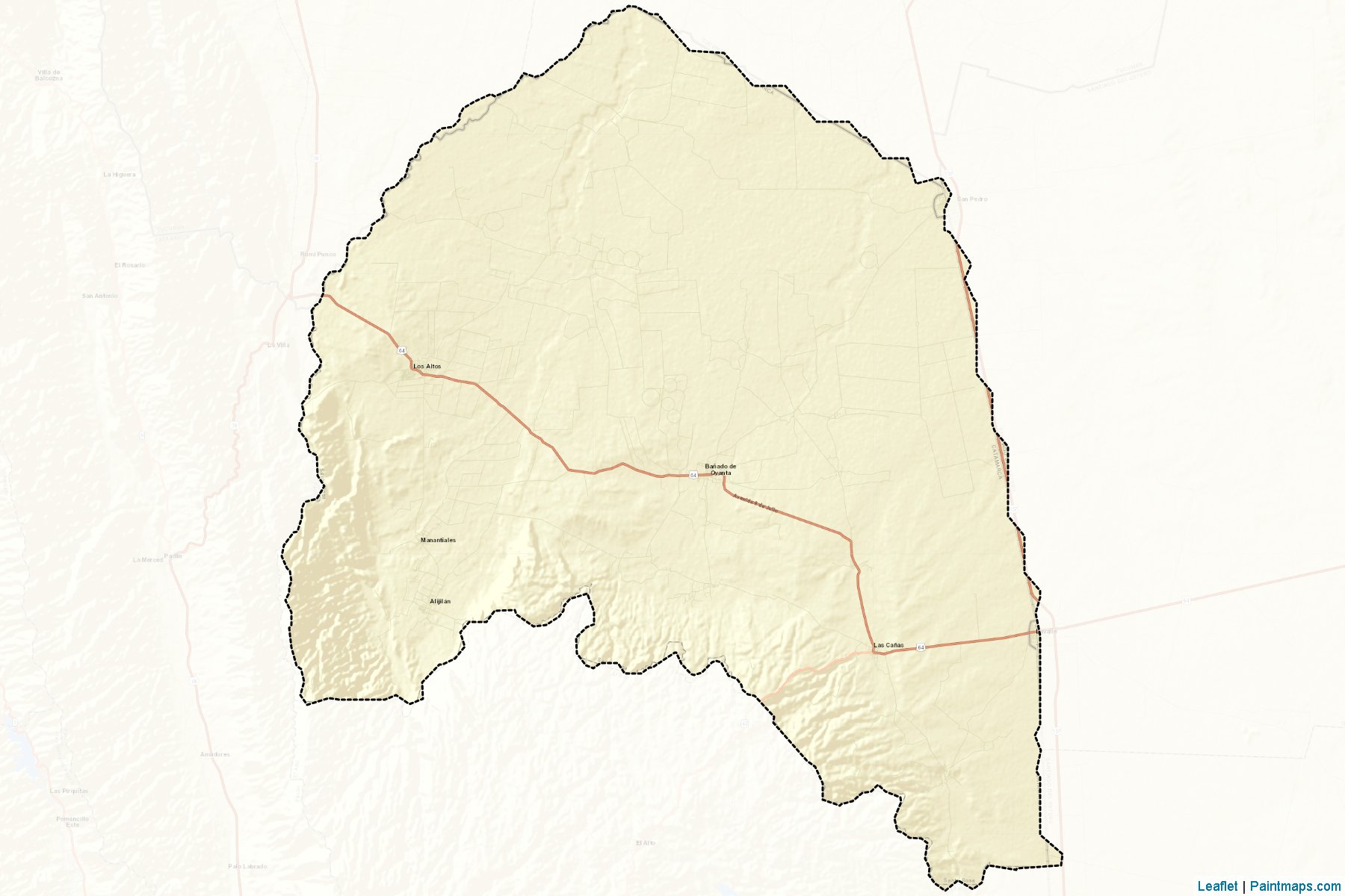 Santa Rosa (Catamarca) Map Cropping Samples-2