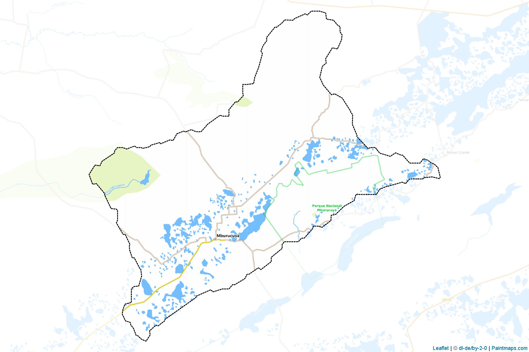 Muestras de recorte de mapas Mburucuya (Corrientes)-1