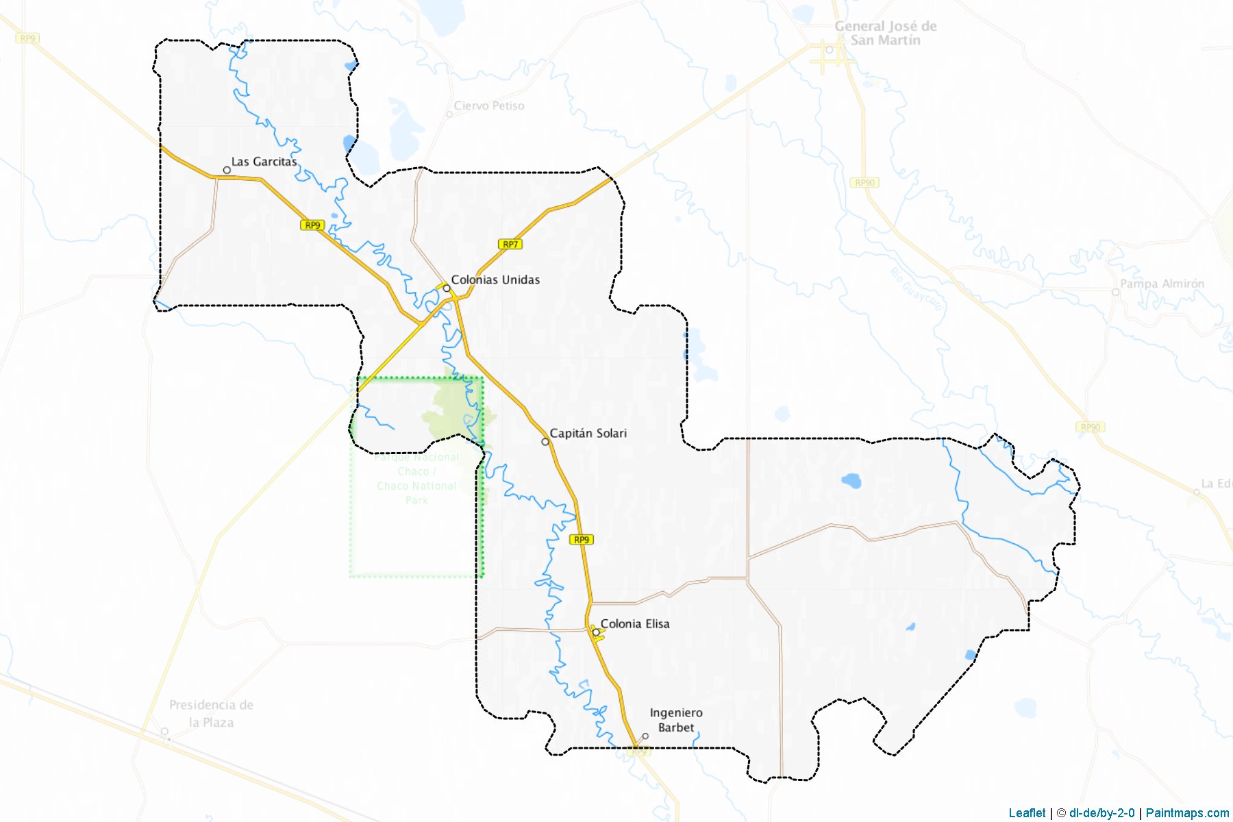 Muestras de recorte de mapas Sargento Cabral (Chaco)-1