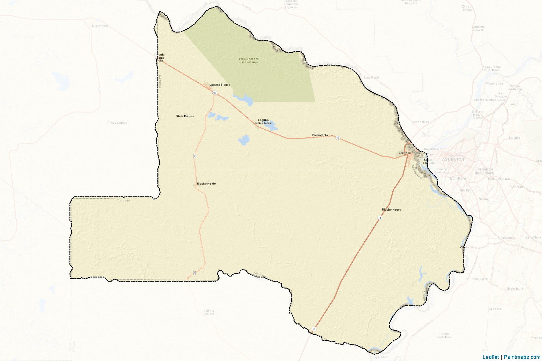 Pilcomayo (Formosa) Map Cropping Samples-2