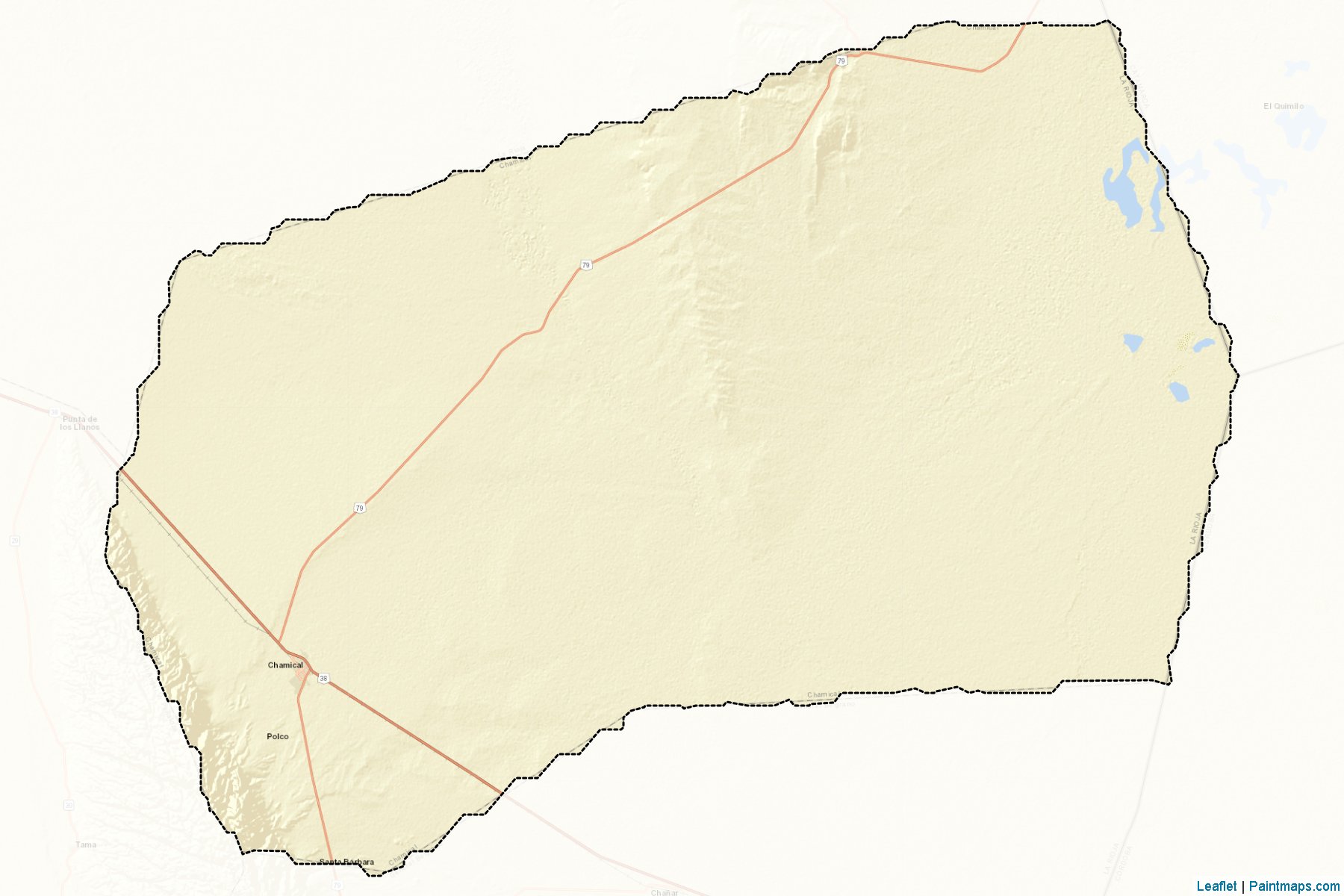 Muestras de recorte de mapas Chamical (La Rioja)-2