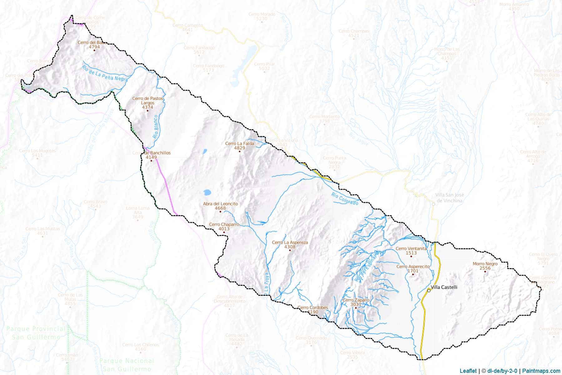 General Lamadrid (La Rioja) Map Cropping Samples-1