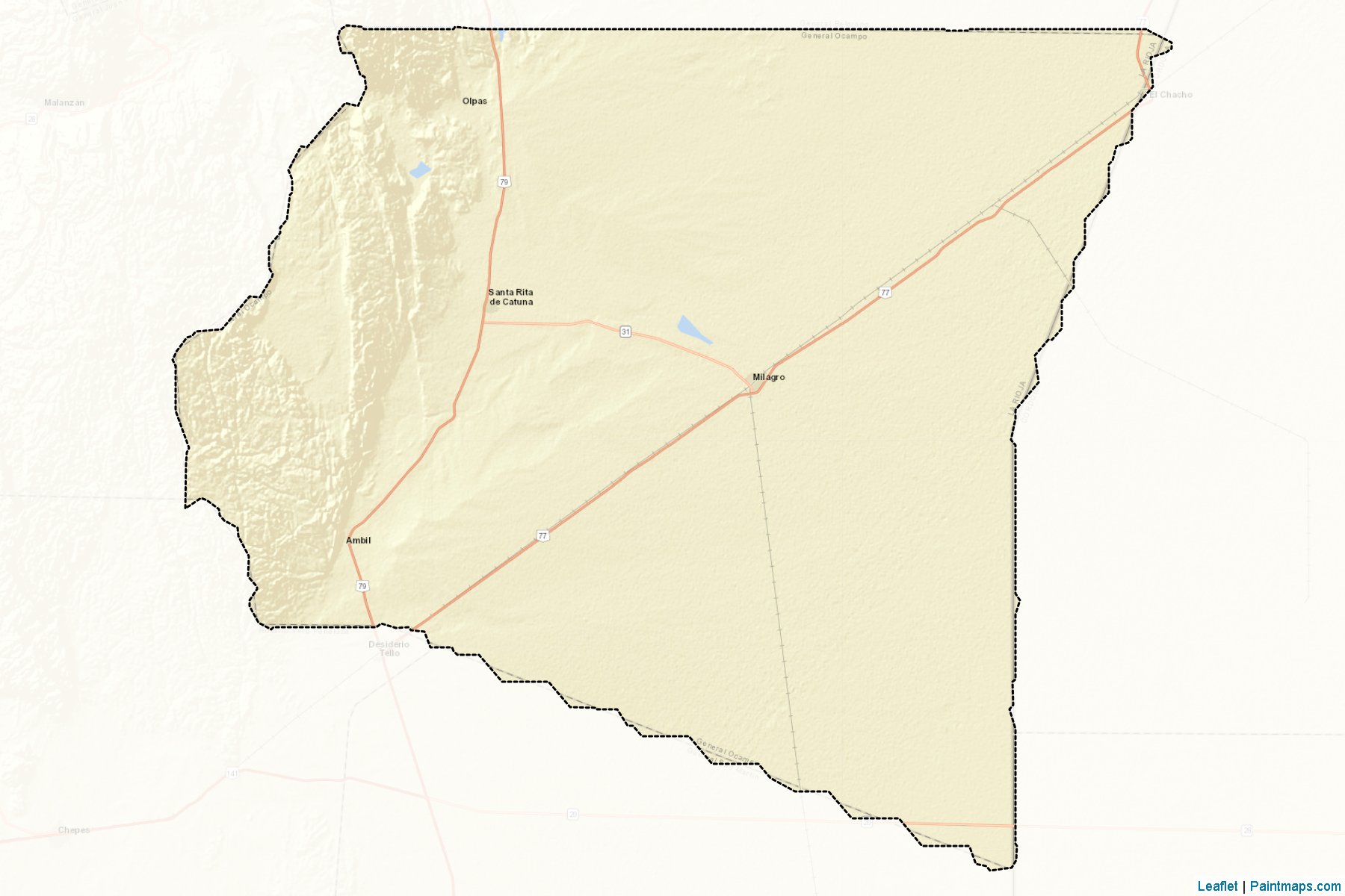 General Ocampo (La Rioja) Map Cropping Samples-2