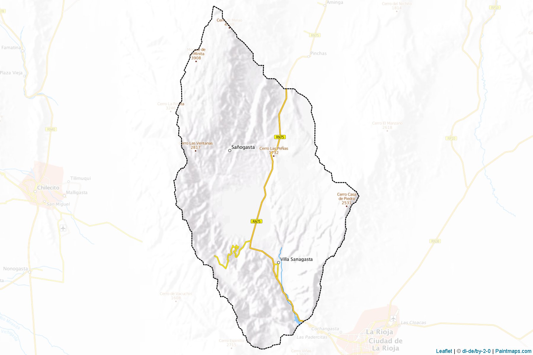 Sanagasta (La Rioja) Map Cropping Samples-1