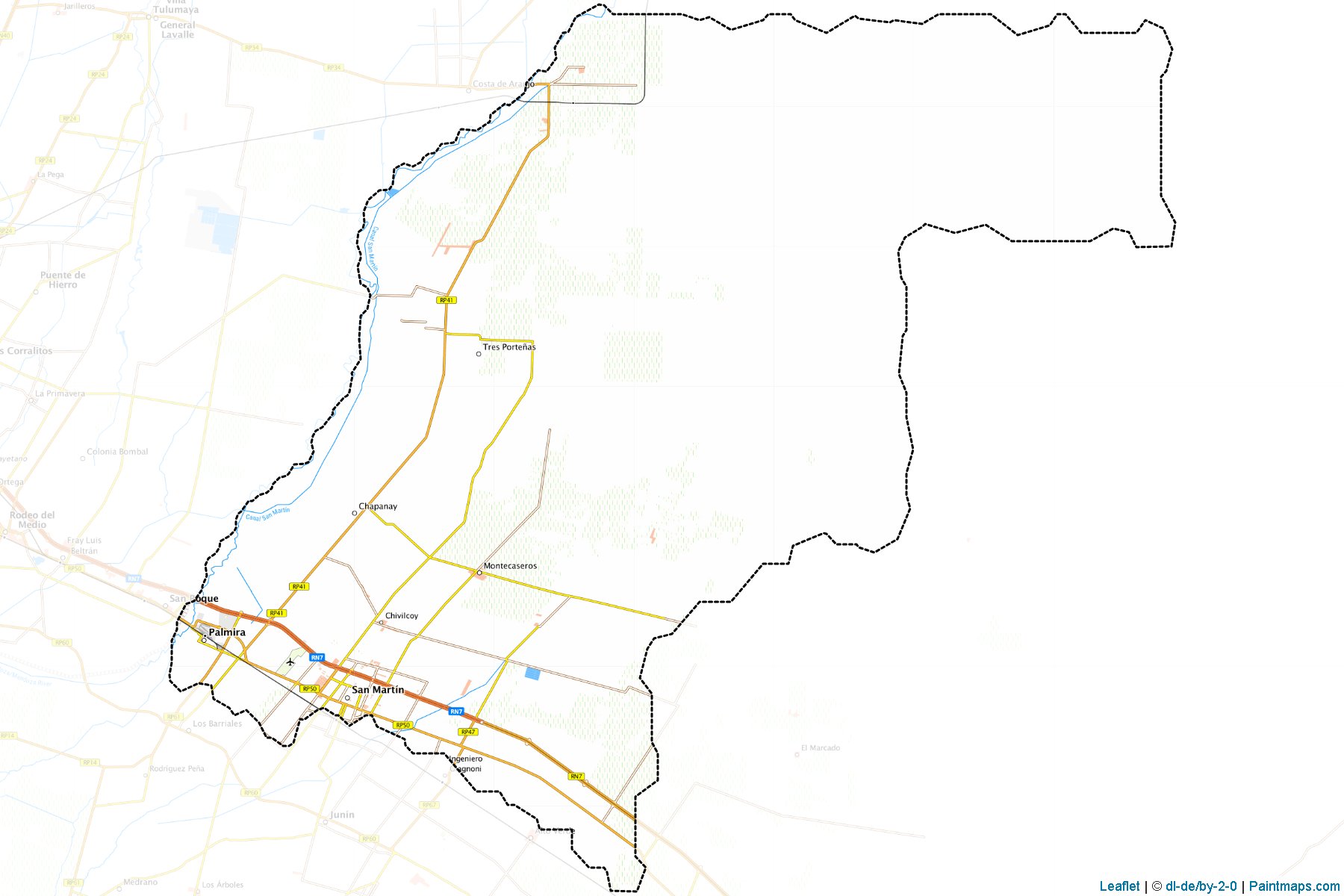 Muestras de recorte de mapas San Martin (Mendoza)-1