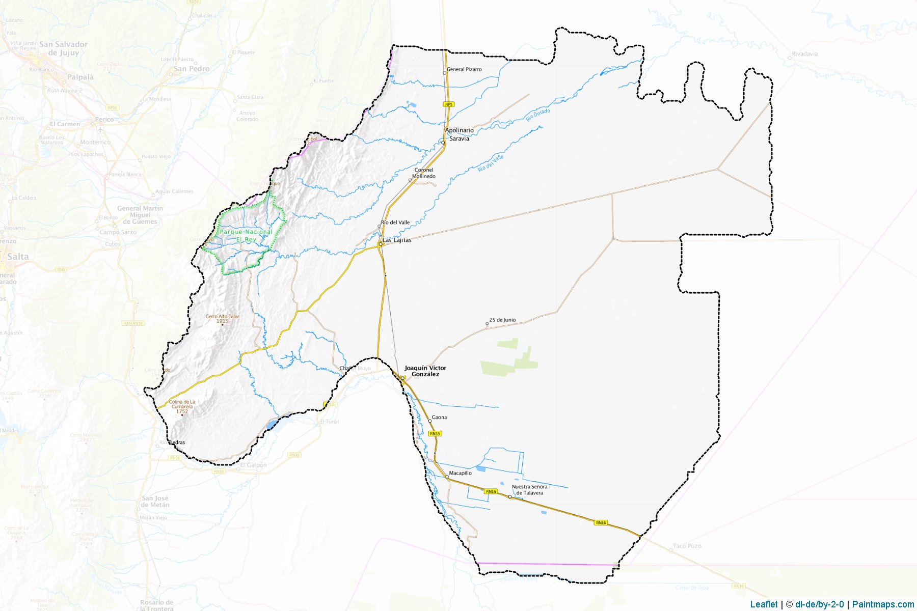 Muestras de recorte de mapas Anta (Salta)-1