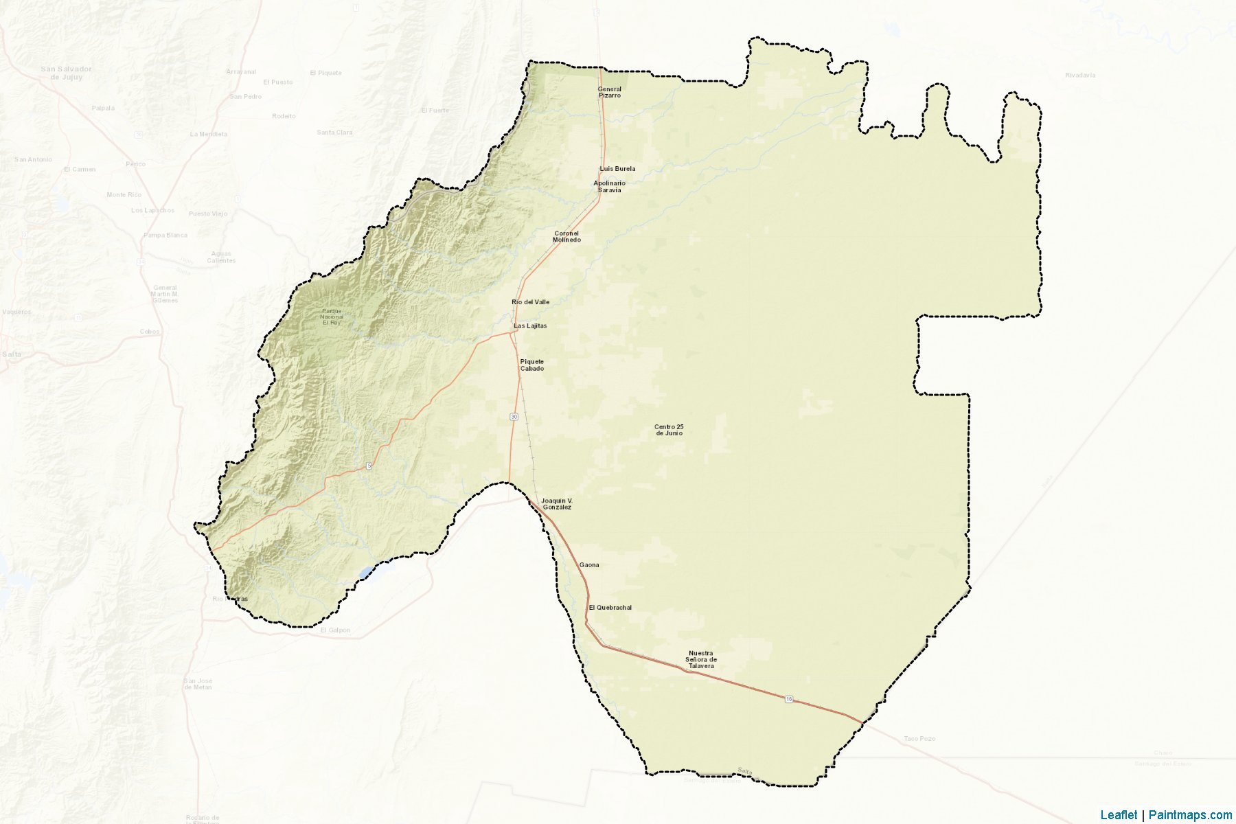 Muestras de recorte de mapas Anta (Salta)-2