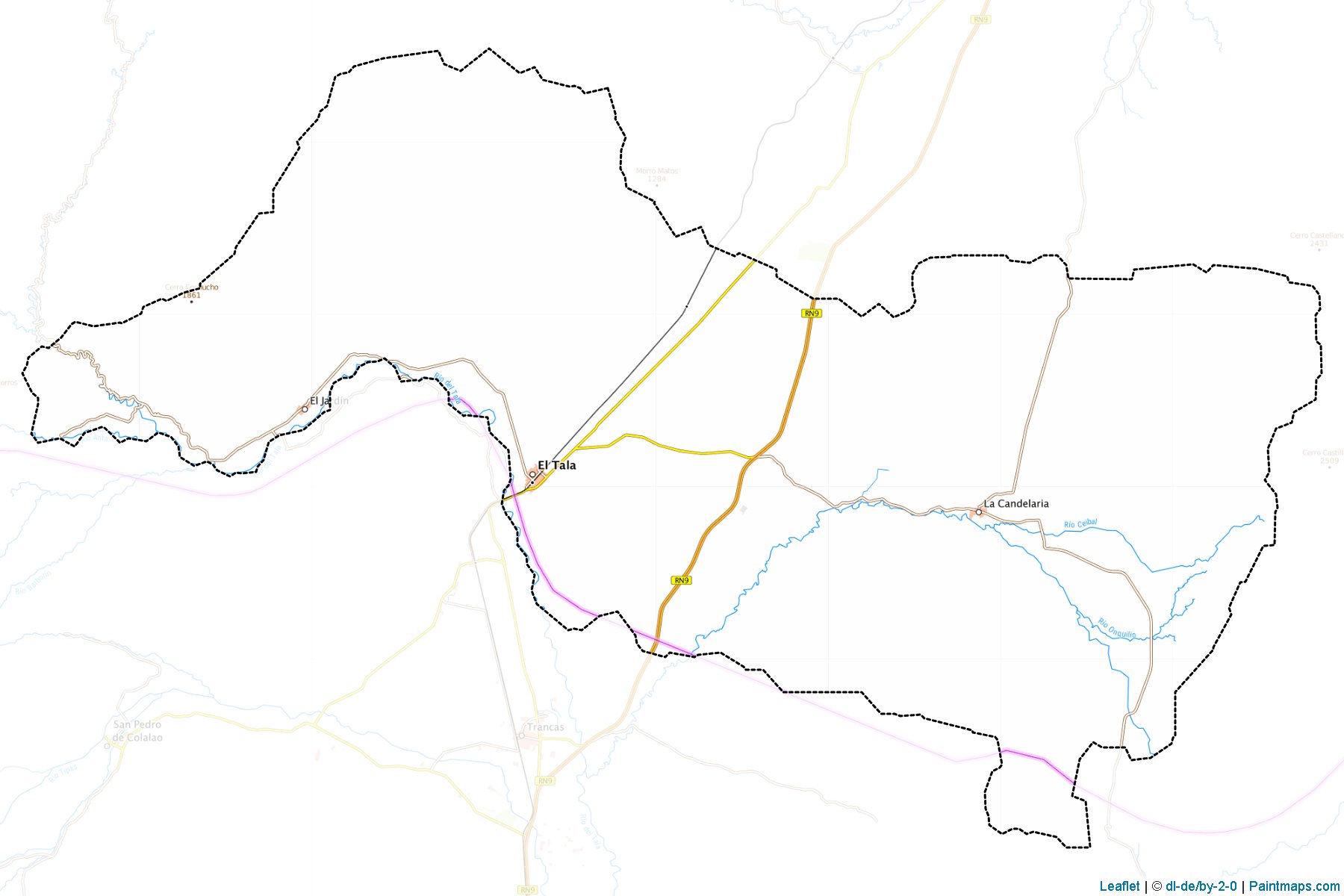 Muestras de recorte de mapas La Candelaria (Salta)-1