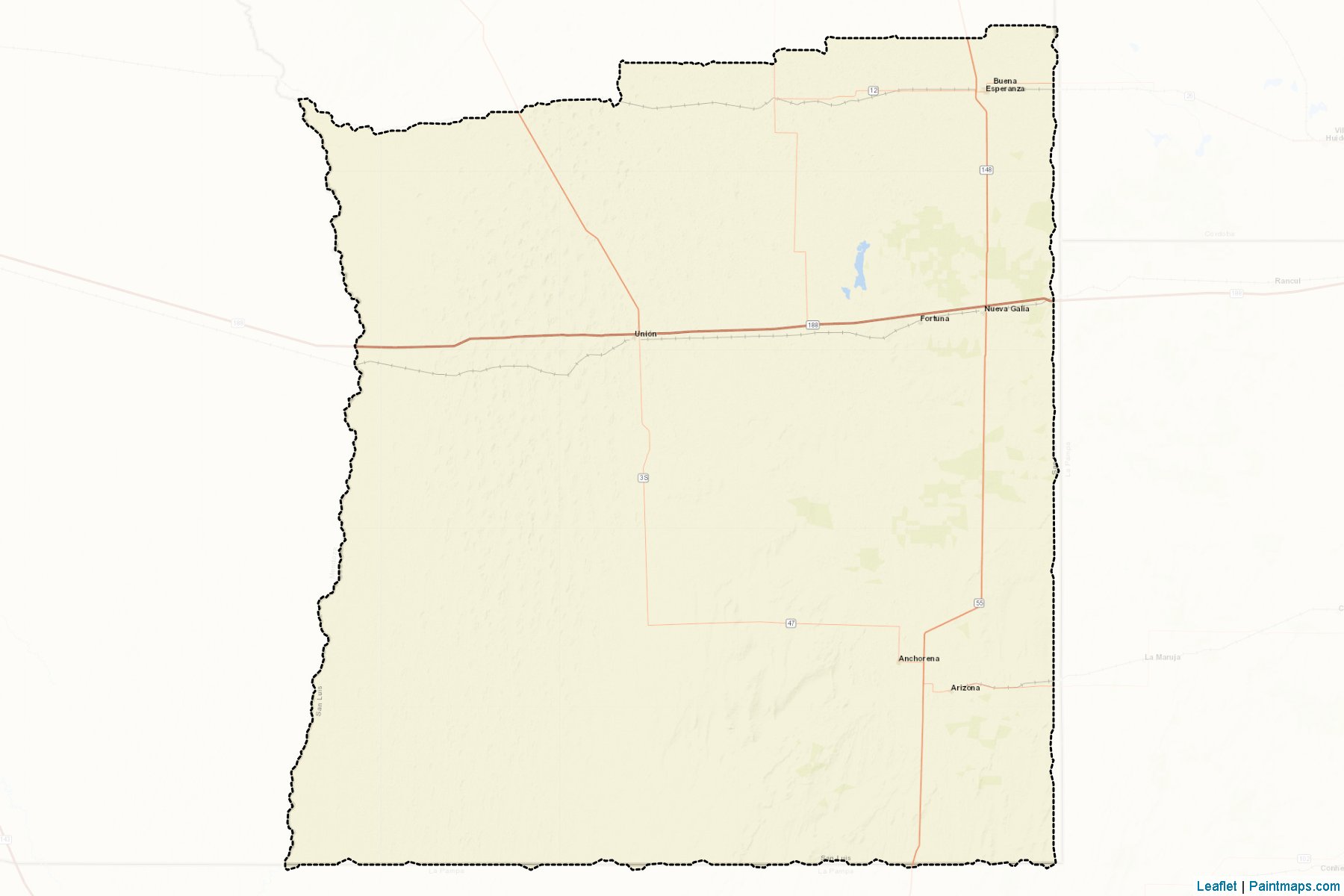 Gobernador Dupuy (San Luis) Map Cropping Samples-2