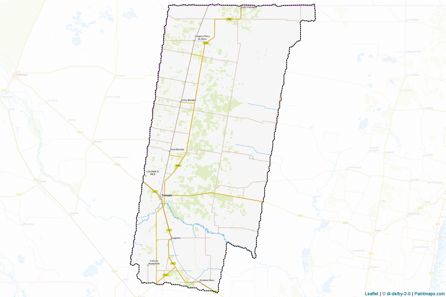 Nueve de Julio (Santa Fe Province) Map Cropping Samples-1