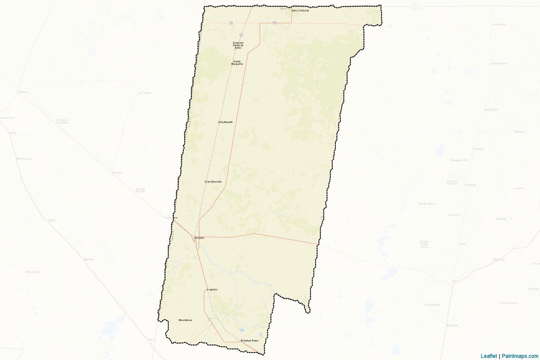 Nueve de Julio (Santa Fe Province) Map Cropping Samples-2