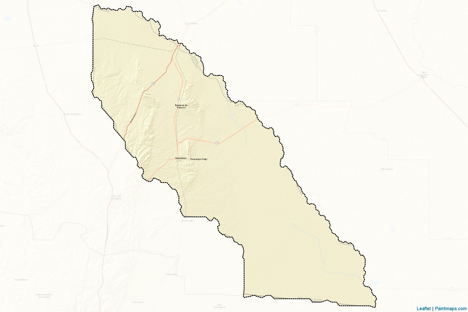 Muestras de recorte de mapas Quebrachos (Santiago del Estero)-2