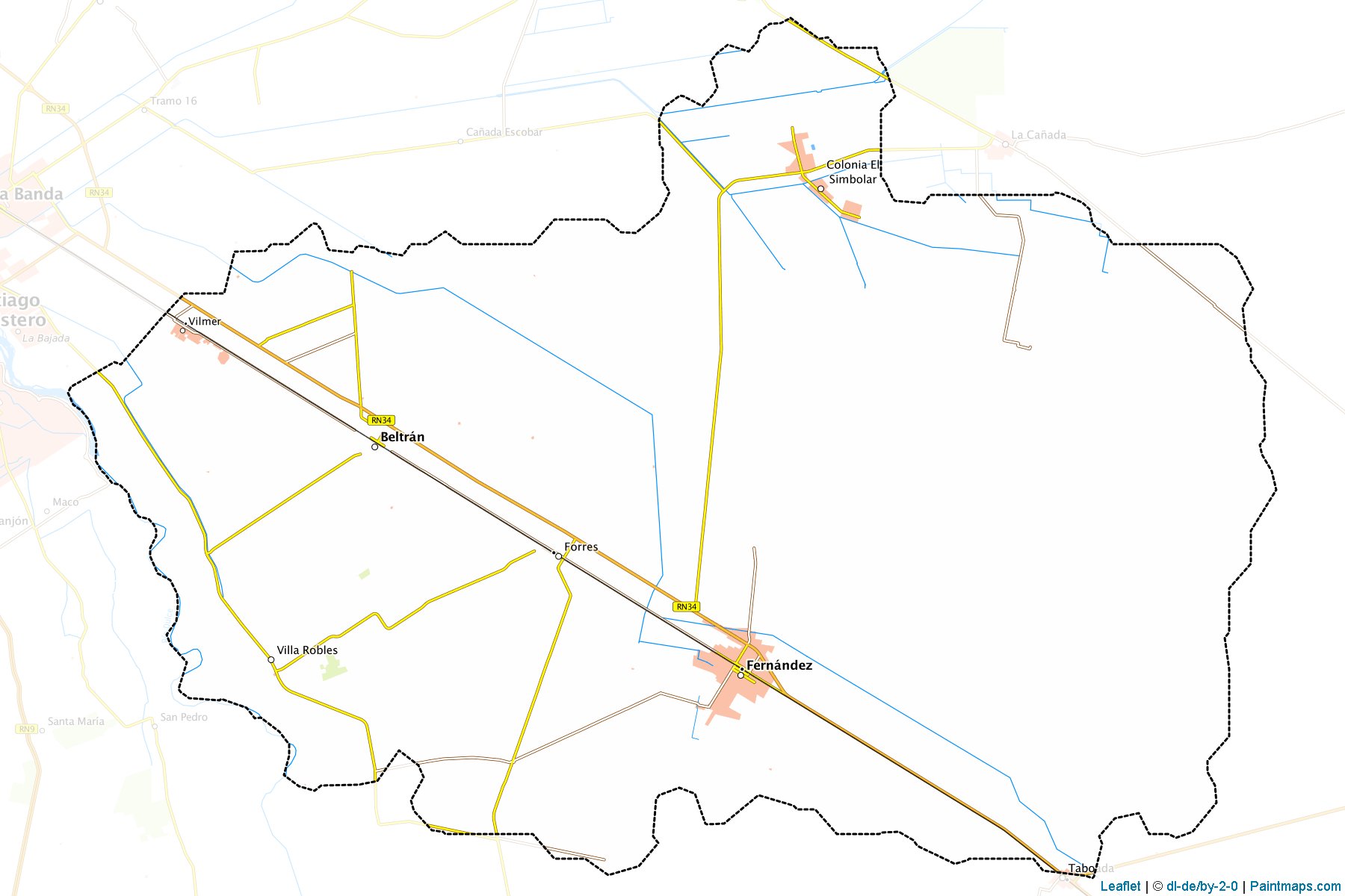 Robles (Santiago del Estero) Map Cropping Samples-1