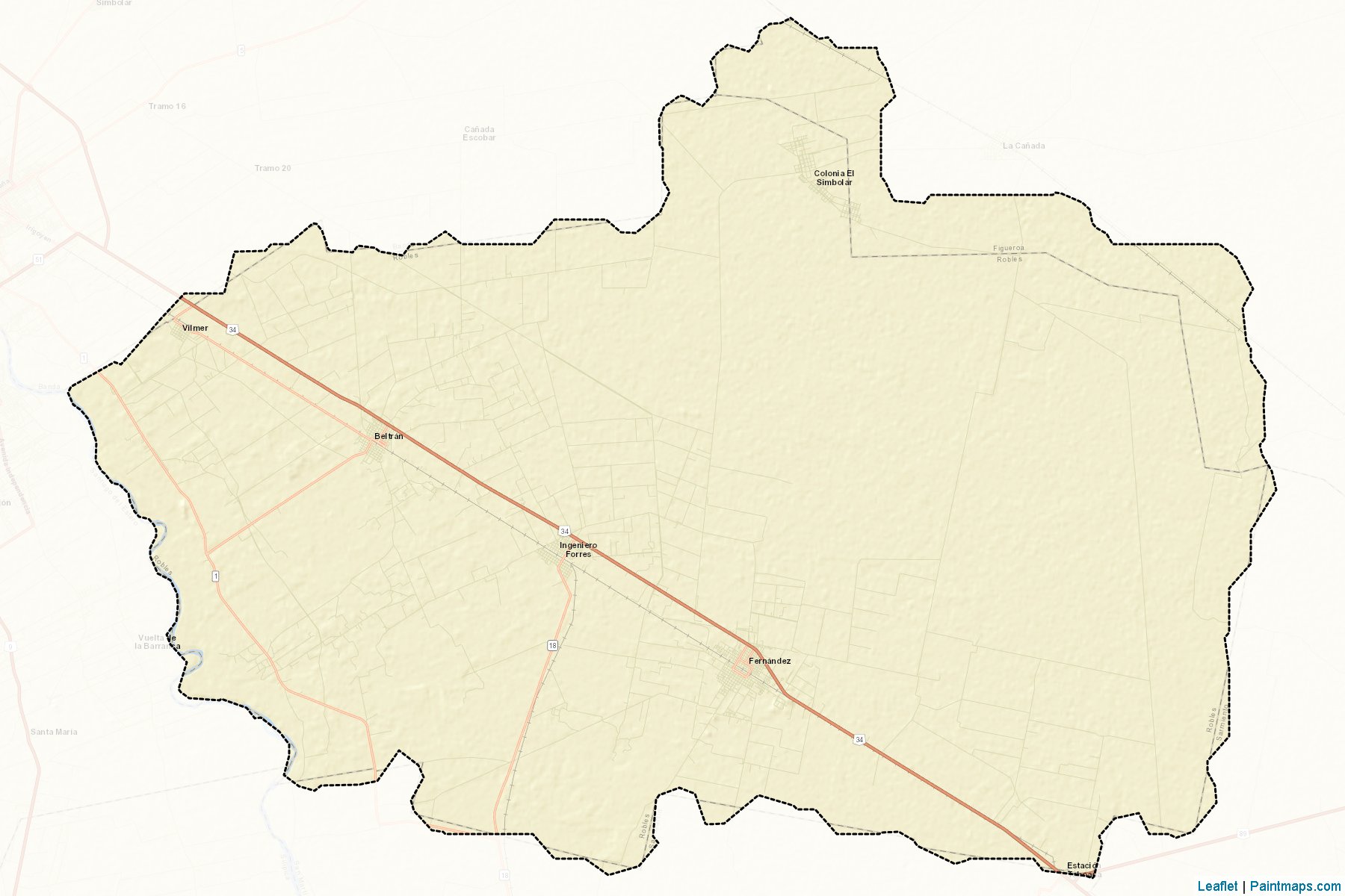 Robles (Santiago del Estero) Map Cropping Samples-2