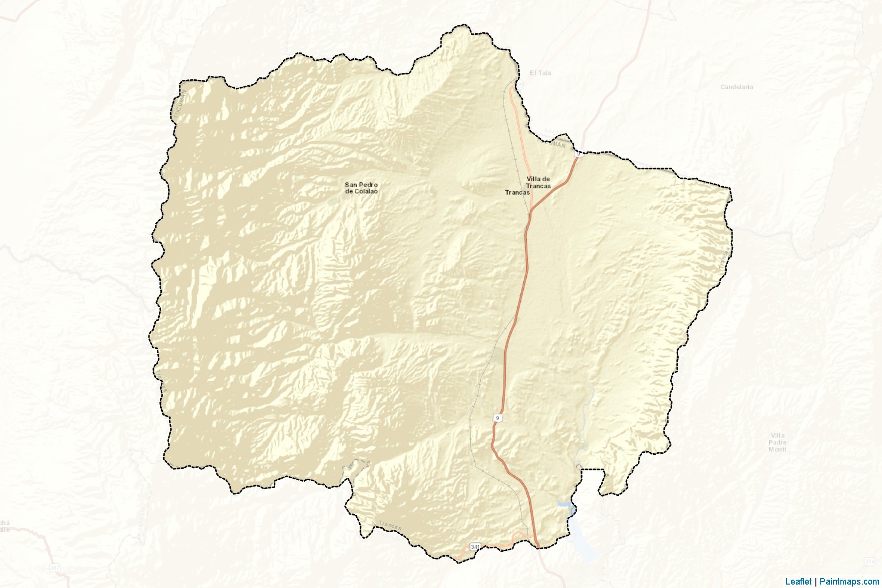 Muestras de recorte de mapas Trancas (Tucumán)-2