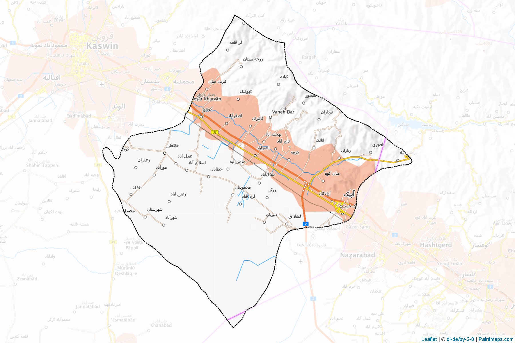 Abyek (Qazvin) Map Cropping Samples-1