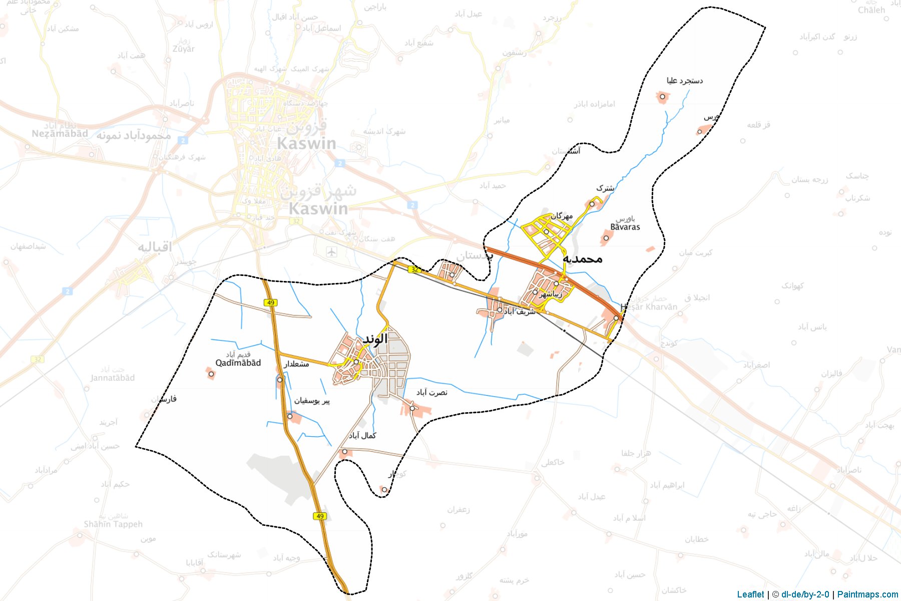 Alborz (Qazvin) Map Cropping Samples-1