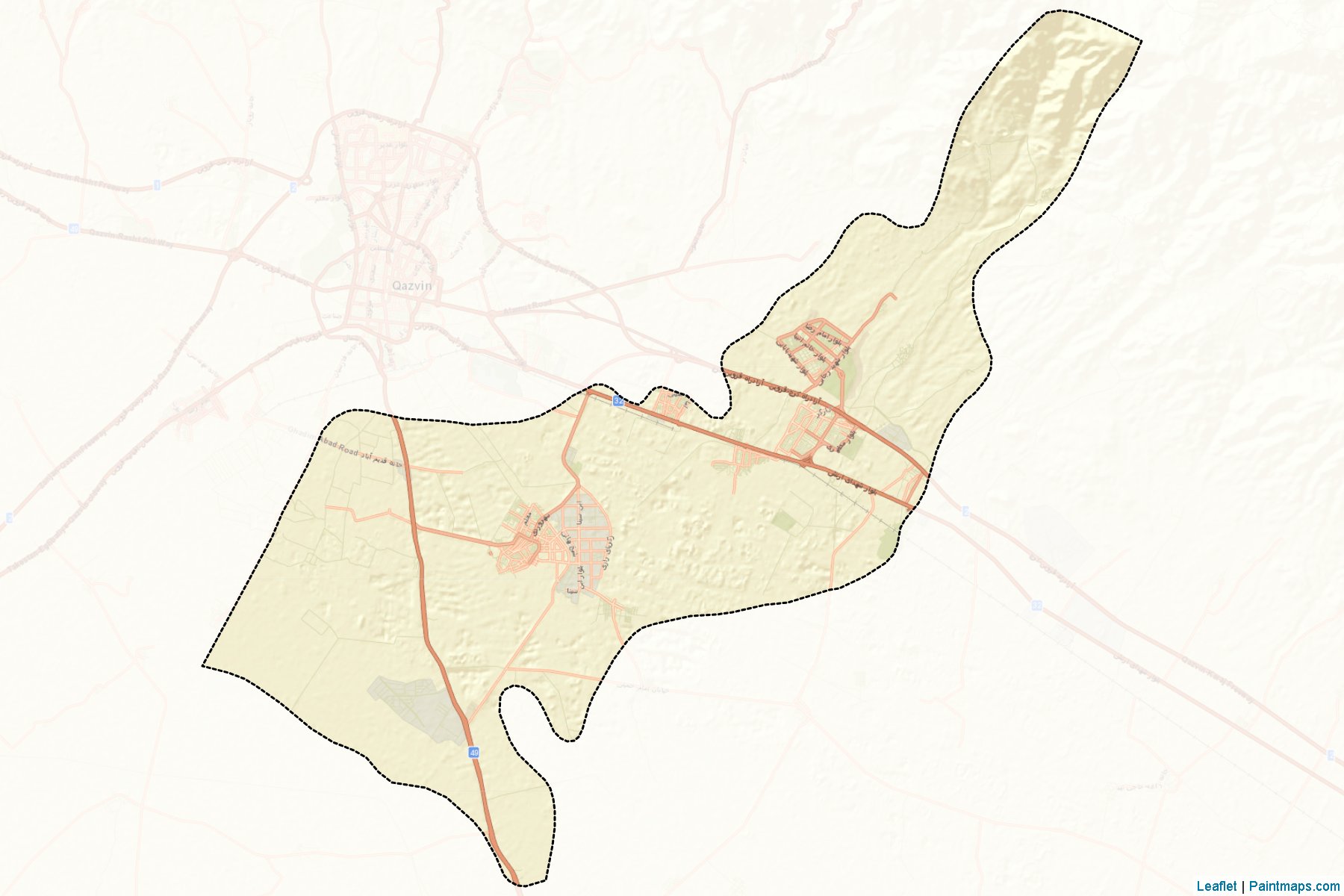 Alborz (Qazvin) Map Cropping Samples-2