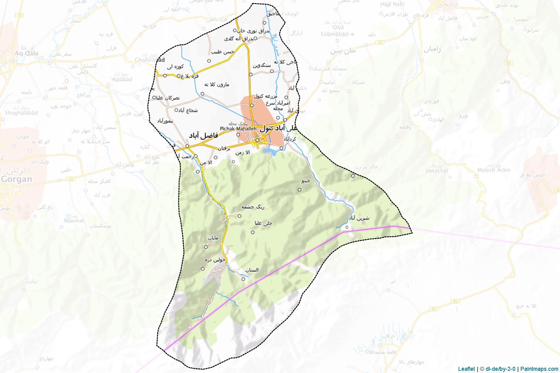 Aliabad (Golestan) Map Cropping Samples-1