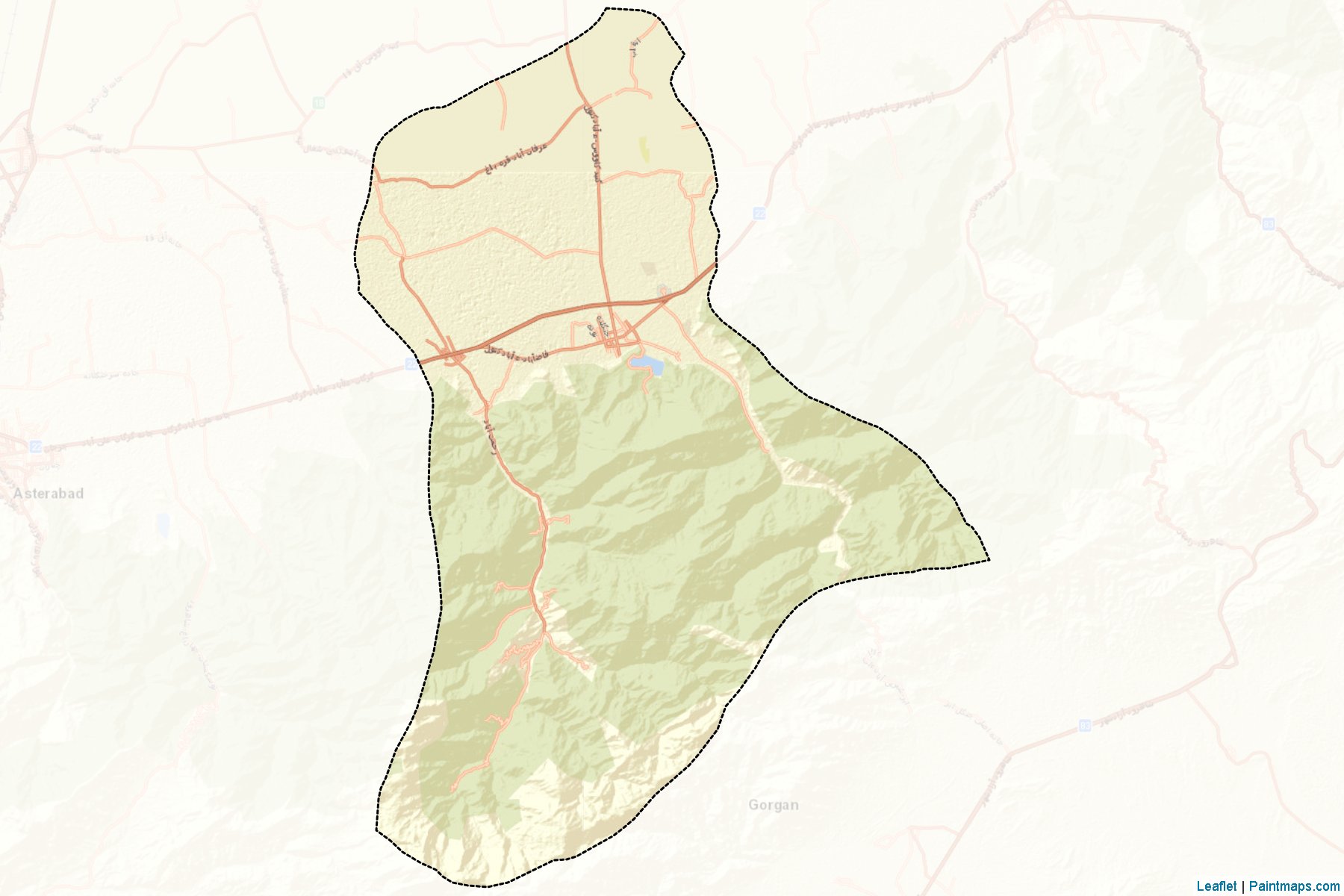 Aliabad (Golestan) Map Cropping Samples-2