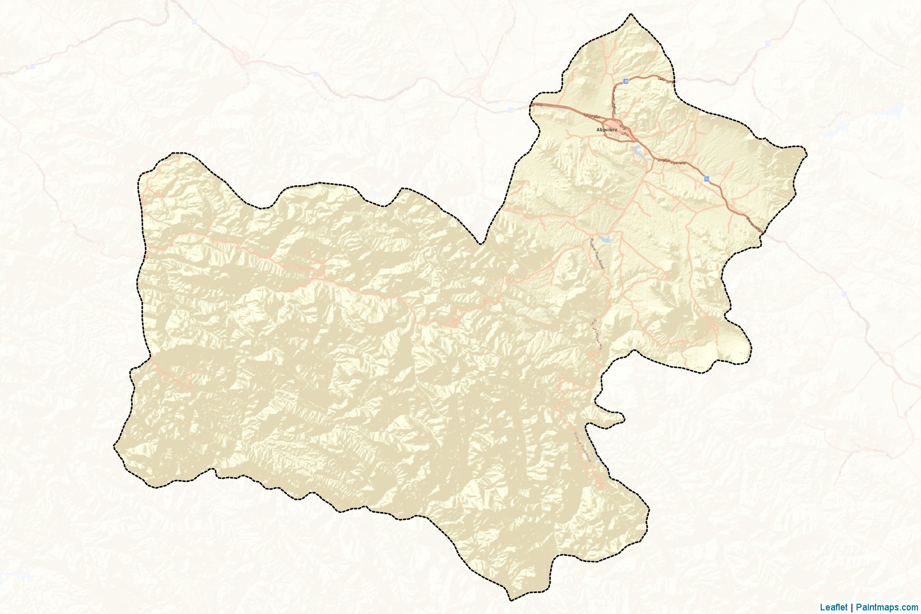 Aligoderz (Lorestan) Haritası Örnekleri-2