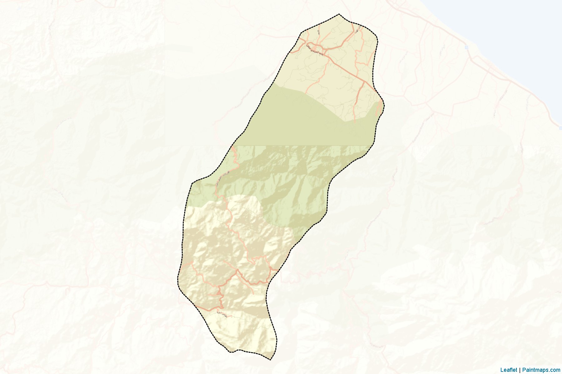 Emleş şehristanı (Gilan Eyaleti) Haritası Örnekleri-2