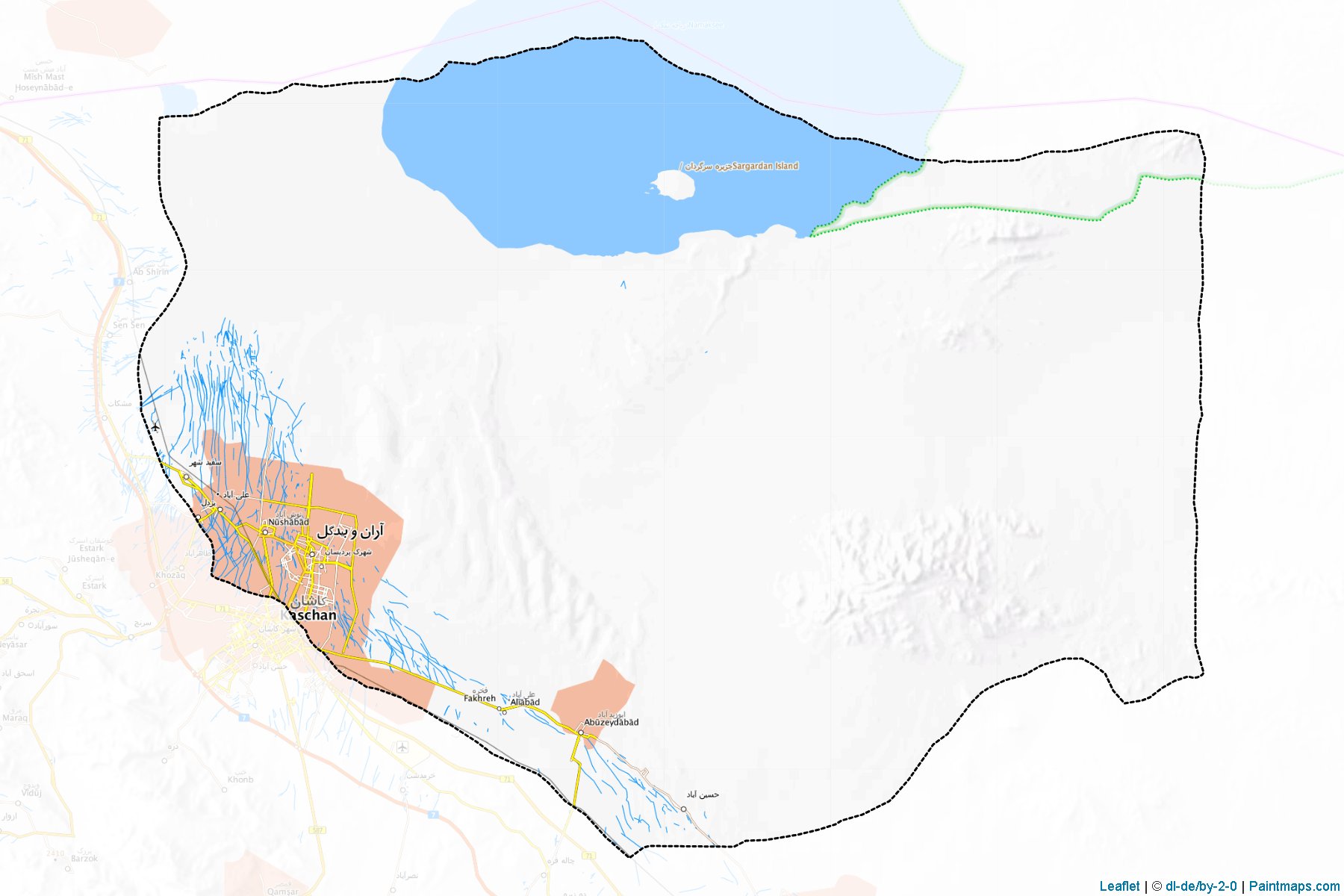 Aran and Bidgol (Esfahan) Map Cropping Samples-1