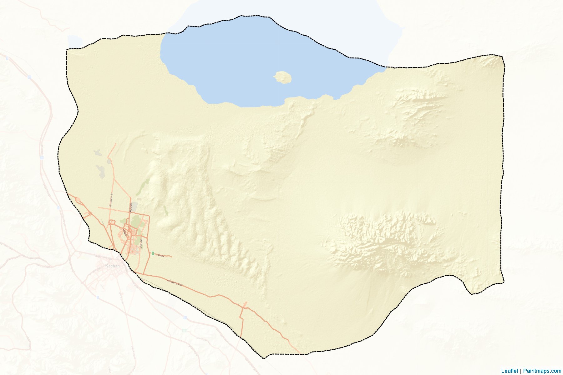 Aran and Bidgol (Esfahan) Map Cropping Samples-2