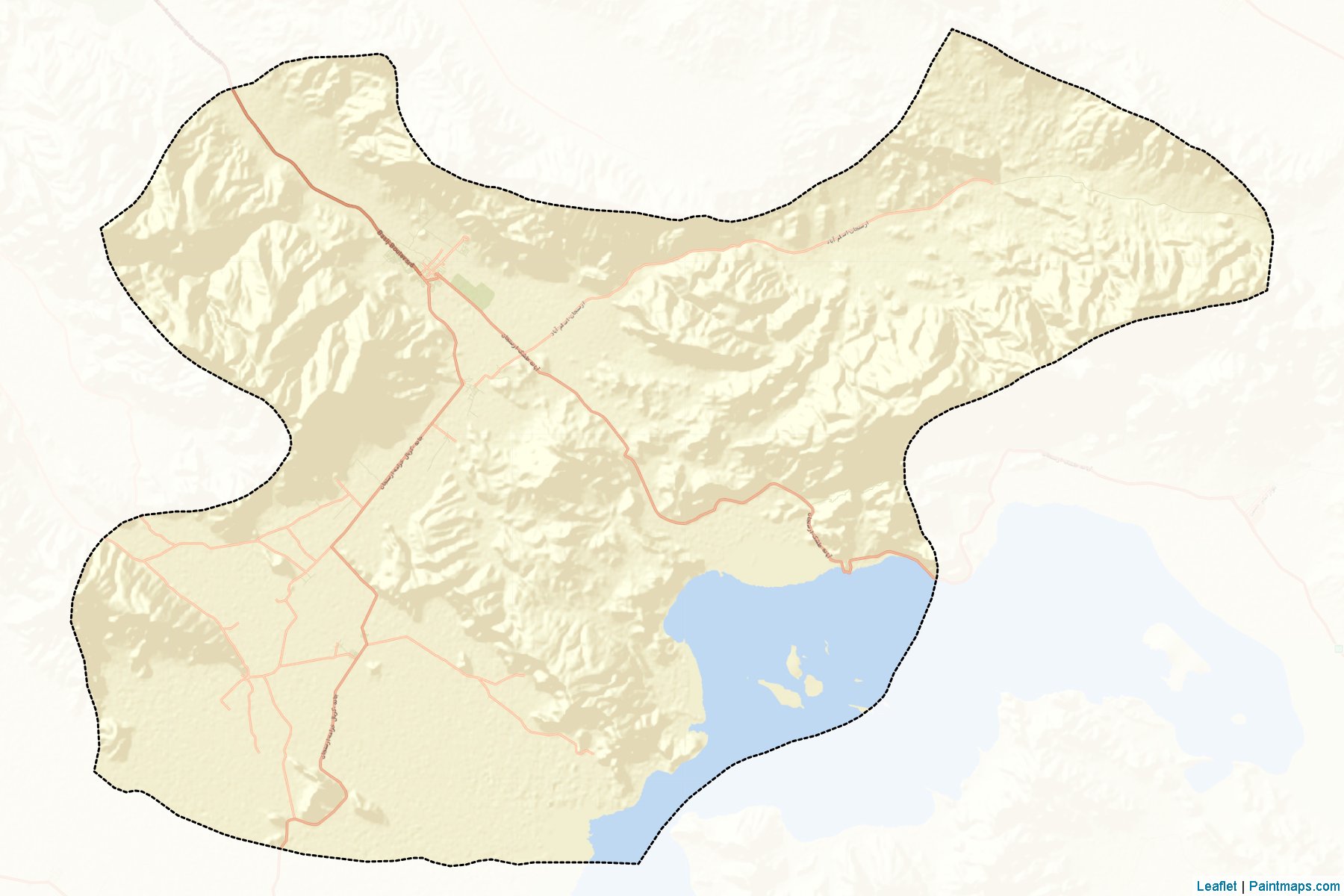 Muestras de recorte de mapas Arsanjan (Fars)-2