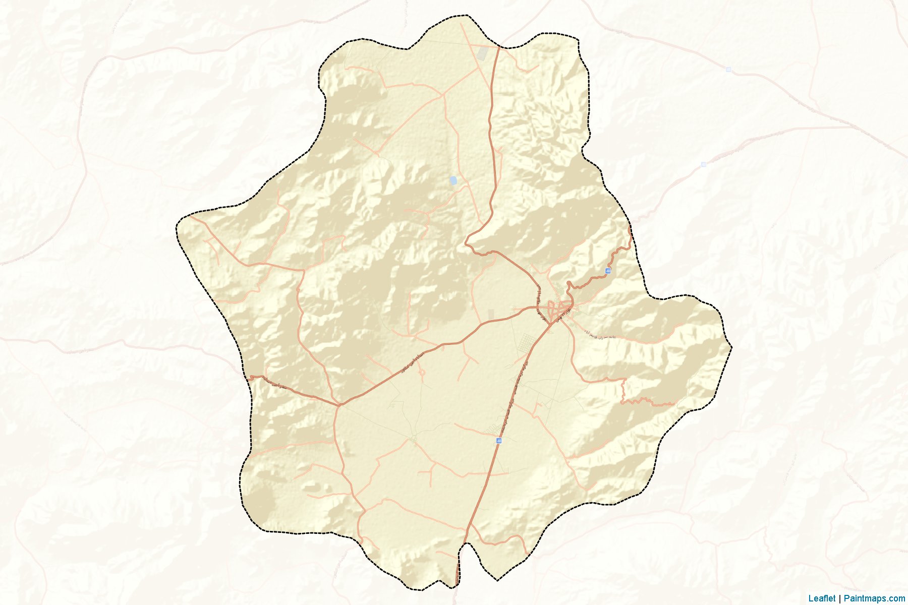 Esedabad (Hamedan Eyaleti) Haritası Örnekleri-2