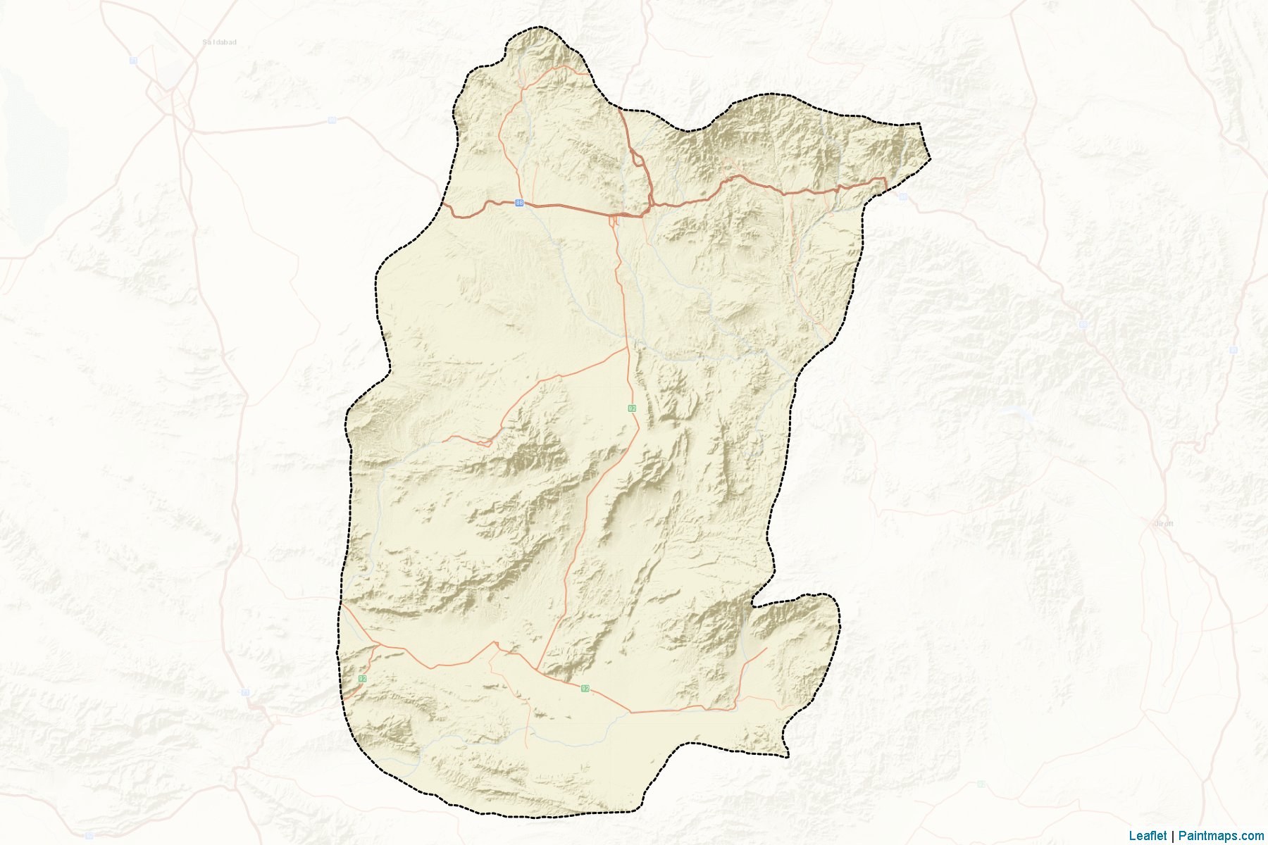 Baft (Kerman) Map Cropping Samples-2