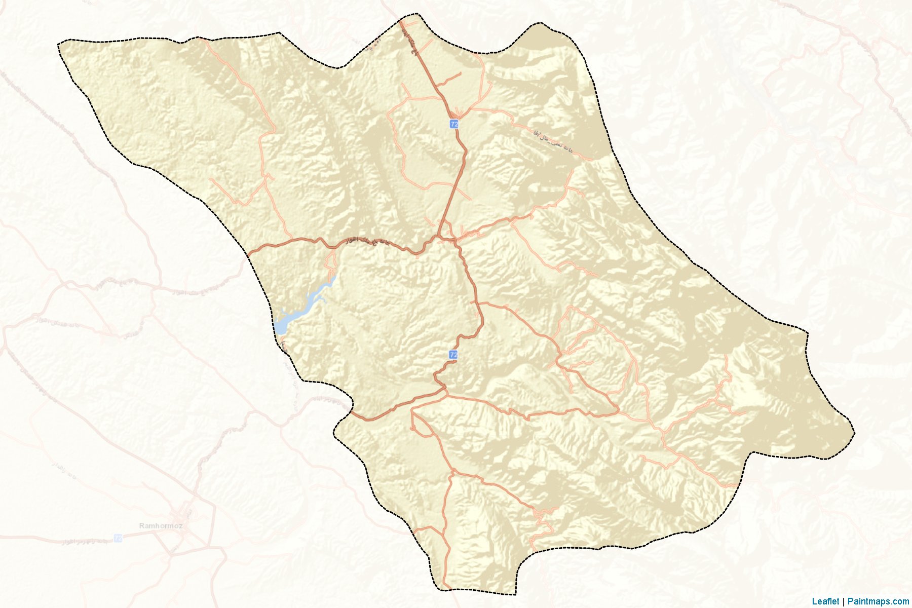 Baghmalek (Khuzestan) Map Cropping Samples-2