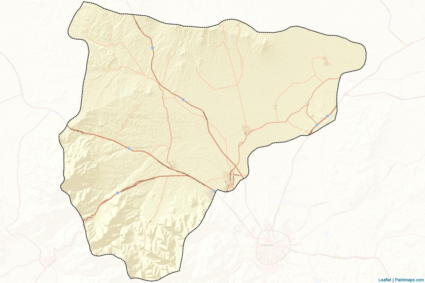 Bahar (Hamadan) Map Cropping Samples-2