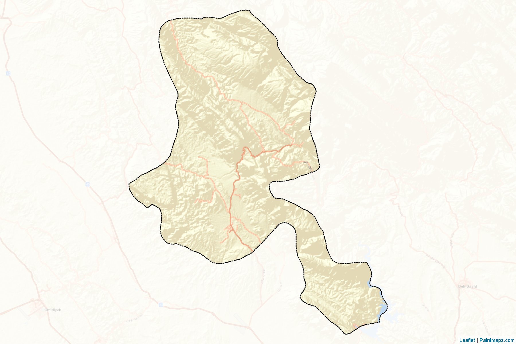 Muestras de recorte de mapas Bahmaee (Kohgiluyeh and Buyer Ahmad)-2