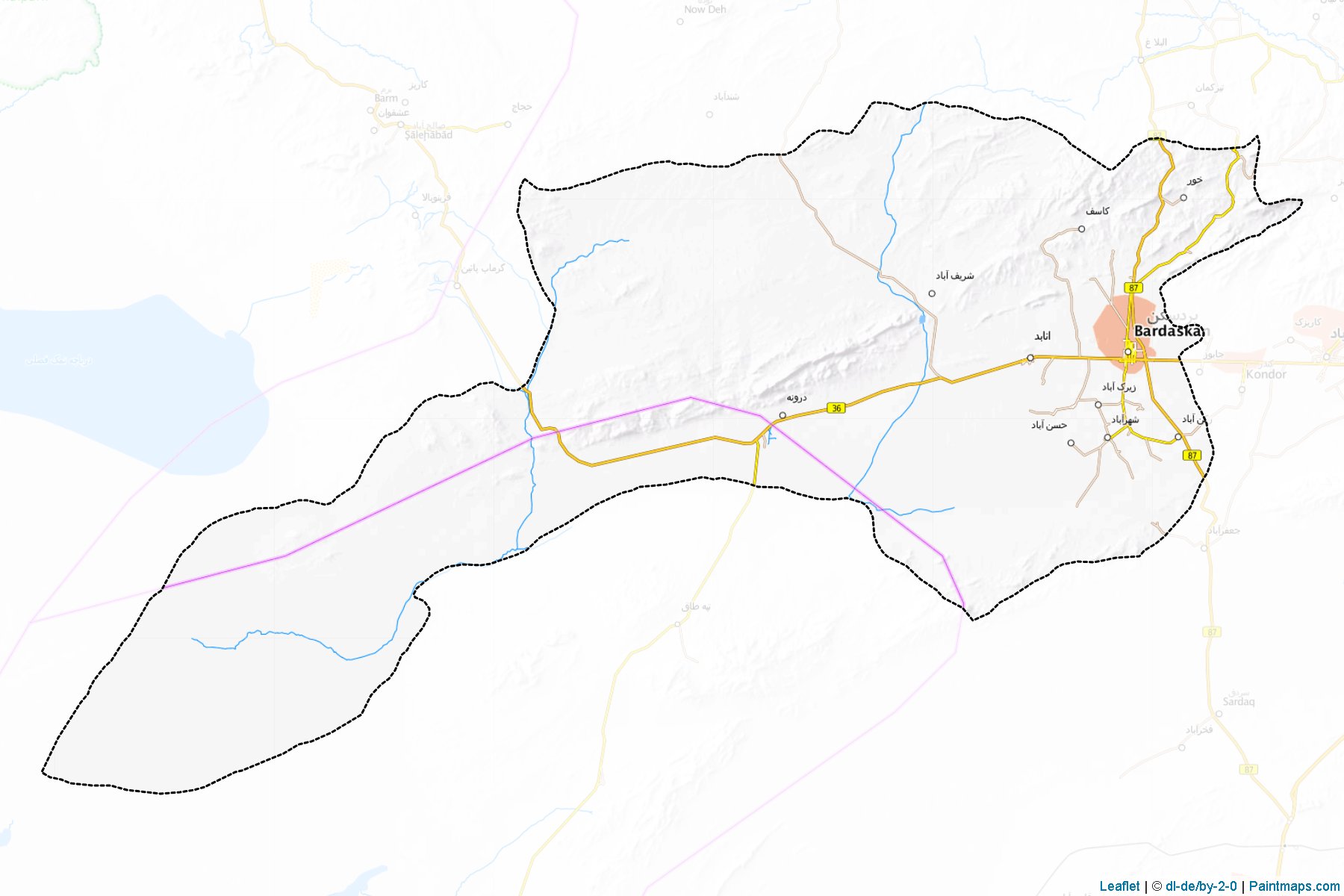 Bardeskan (Khorasan) Map Cropping Samples-1